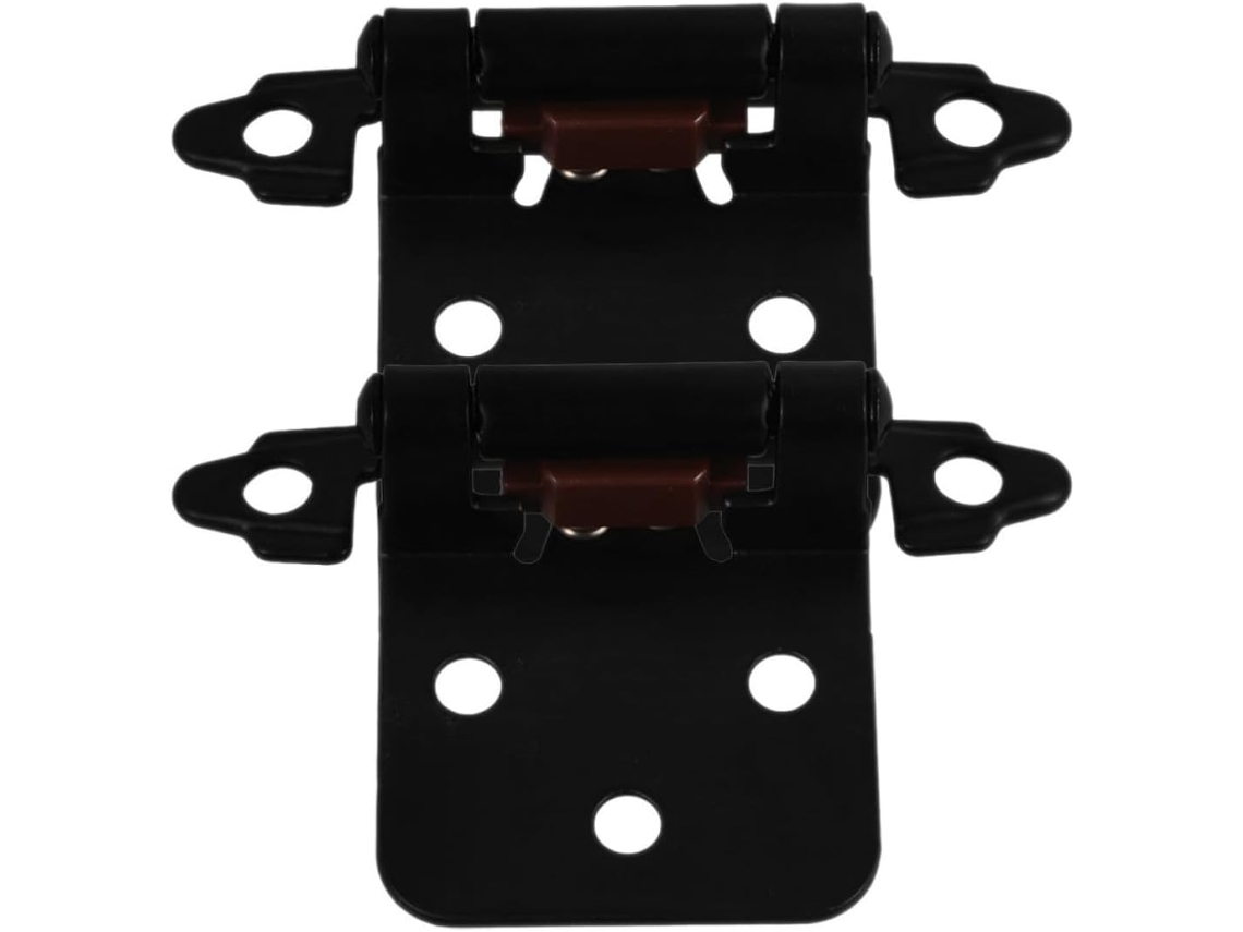 Valiclud 2 Dobradiças De Porta Armário Reforçadas Com Fechamento Automático, Estilo Sobreposto De 1 2-polegada Para
