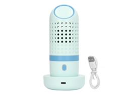 Máquina de Lavar Frutas e Legumes Portátil Usb Recarregável Ipx7 Purificador de Alimentos Azul