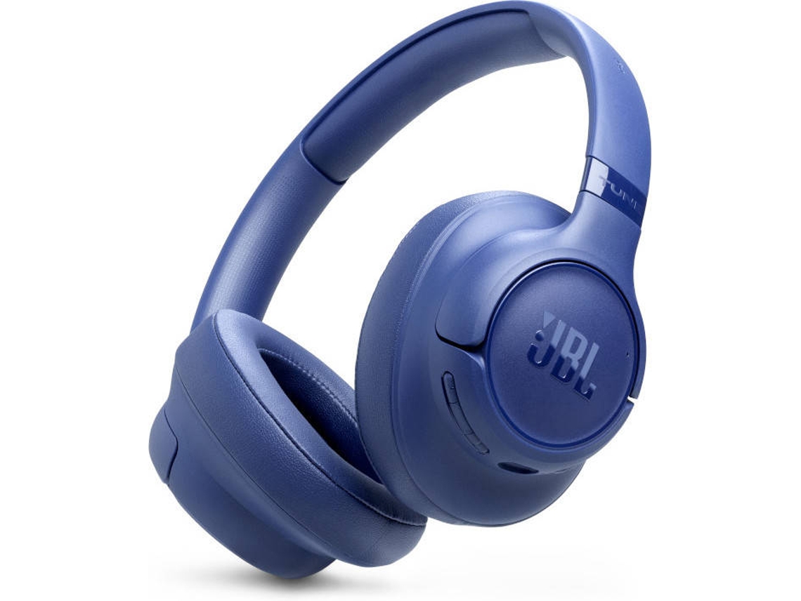 Auscultadores Bluetooth JBL T730BTBLU (Over Ear -  Microfone - Azul)