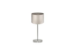 Candeeiro de Mesa Tania 1Xe14 Níquel/Madeira Cinza 42X17X17 Cm FABRILAMP