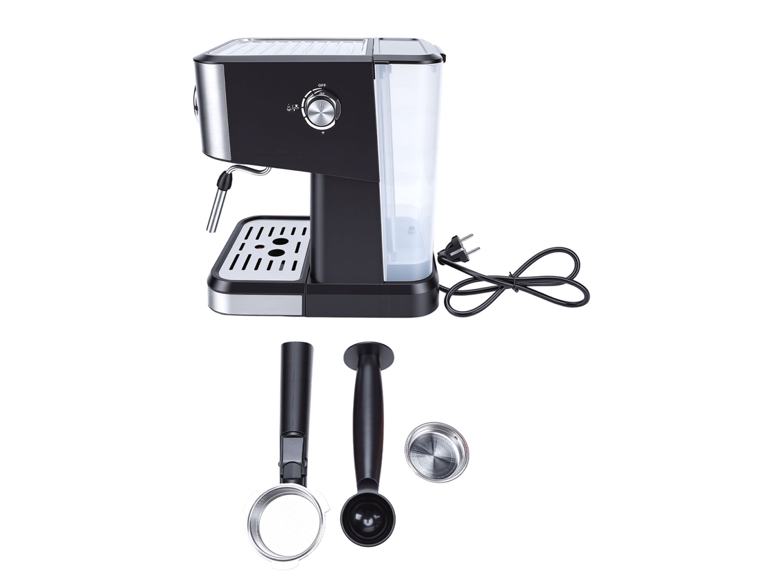 Laxiscreed Máquina De Café Espresso Semiautomática 1050w Com Reservatório De 1,5l E Temperatura Constante