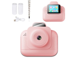 Câmera Instantânea 1080p para Crianças, Câmera Infantil Portátil com Recursos Hd, Inclui Papel Fotográfico e Cordão CZHHMART (rosa)