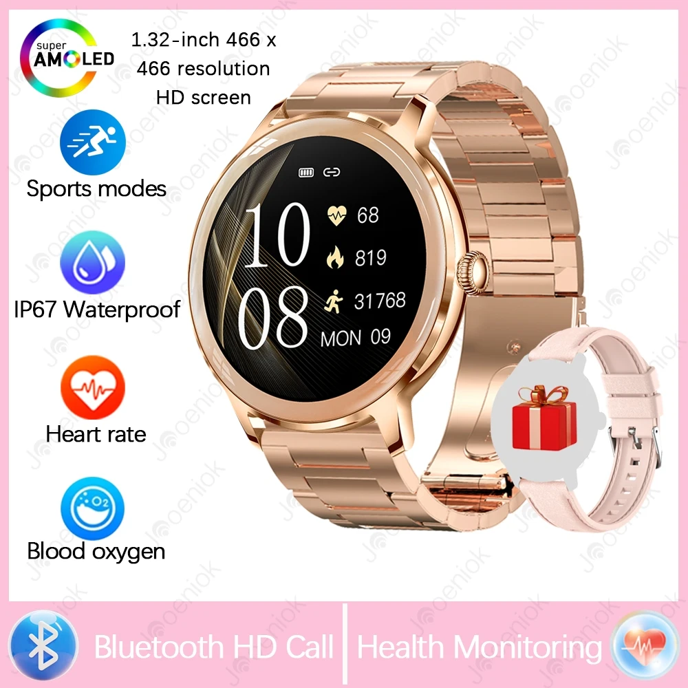 Relógio Inteligente Com Tela Esportiva De 1,32 Polegadas Com Gps E Chamadas Bluetooth.