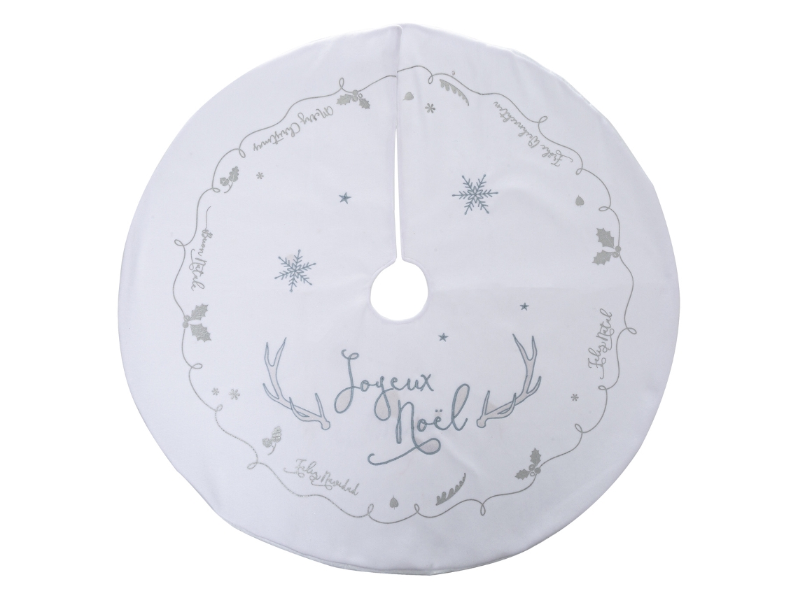 Tapete de abeto branco com costura FEERIC LIGHTS & CHRISTMAS