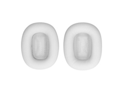 Aetheria almofadas de Reposição para Fones Ios Earbuds Max Confortáveis Couro de Proteína Cinza Claro