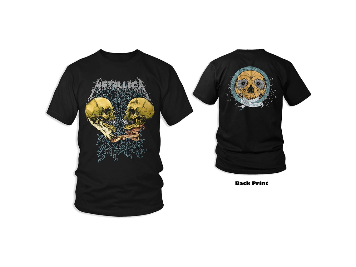 T-Shirt ROCK OFF Metallica - Sad But True (Back Print) Preto (Tamanho: L)