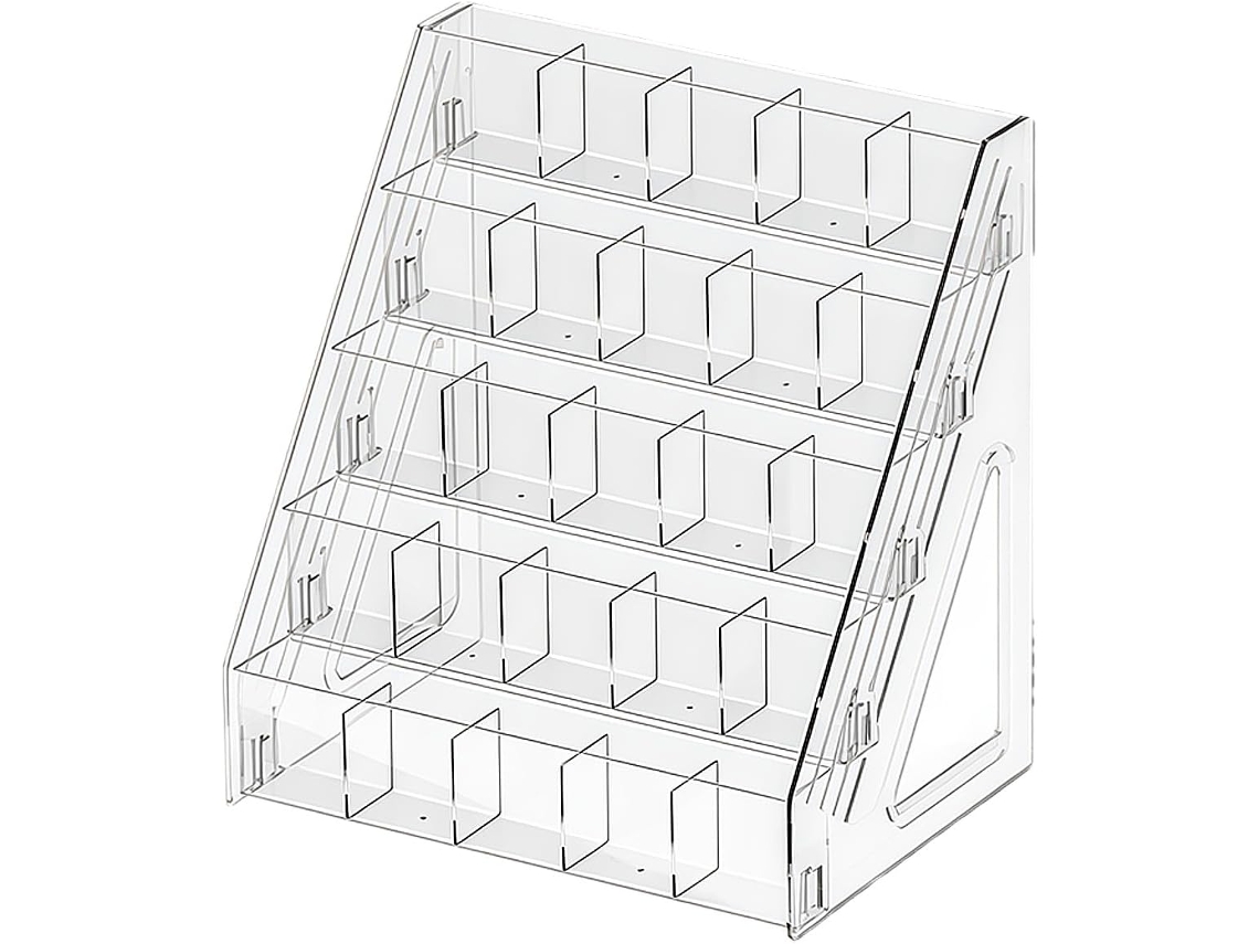 Organizador de Mesa Multifuncional em Acrílico para Marcadores de Texto, Lápis, SFUSHOS