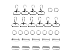 30 Peças de Acessórios Criativos para Chaveiro ALLINLESS