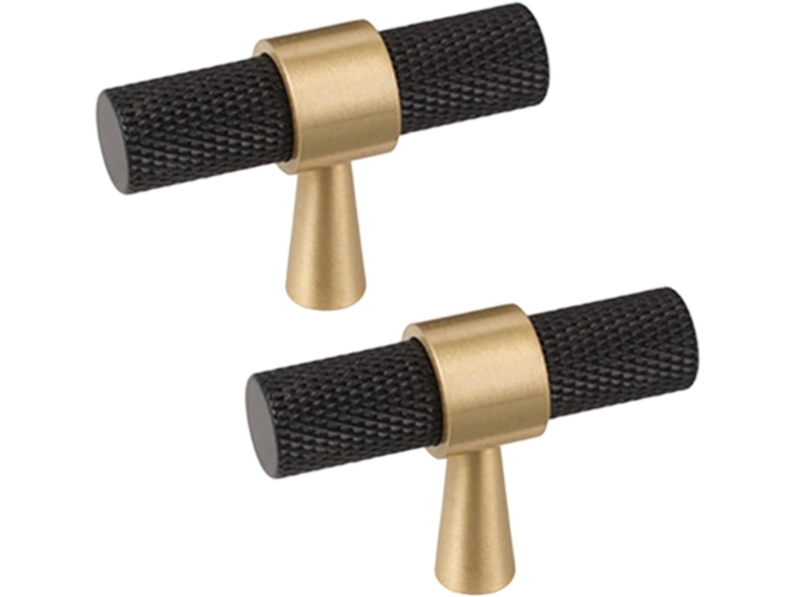 Conjunto De 2 Puxadores Modernos Em Latão Maciço, 5x 3, 4cm, Para Armários De Cozinha, Guarda Roupas, Ferragens