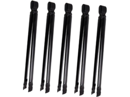 Conjunto De 5 Peças Pinças Ergonômicas Metal Para Churrasco Ao Ar Livre, Pinças Resistentes Ao Desgaste Para Lenha Em