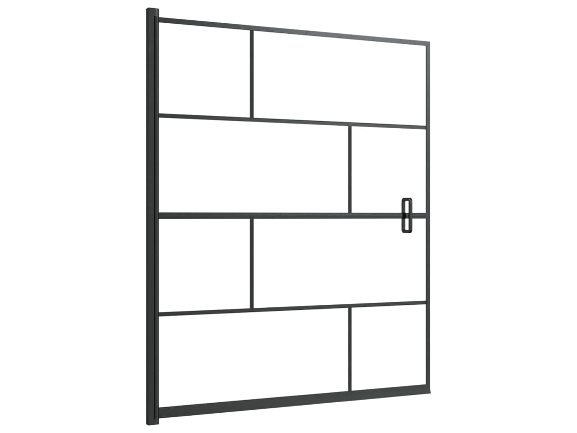 Maison Exclusive - Divisória De Chuveiro Esg 116x140 Cm Preto