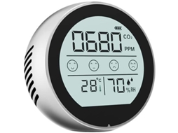 Medidor de Dióxido de Carbono CO2 com Umidade e Temperatura para Lar e Escritório S/MARCA