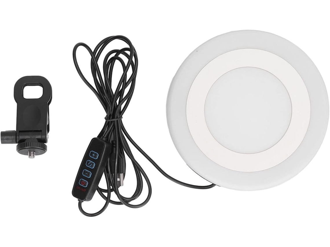 Luminária De Mesa Redonda De Led De 5,5 Polegadas