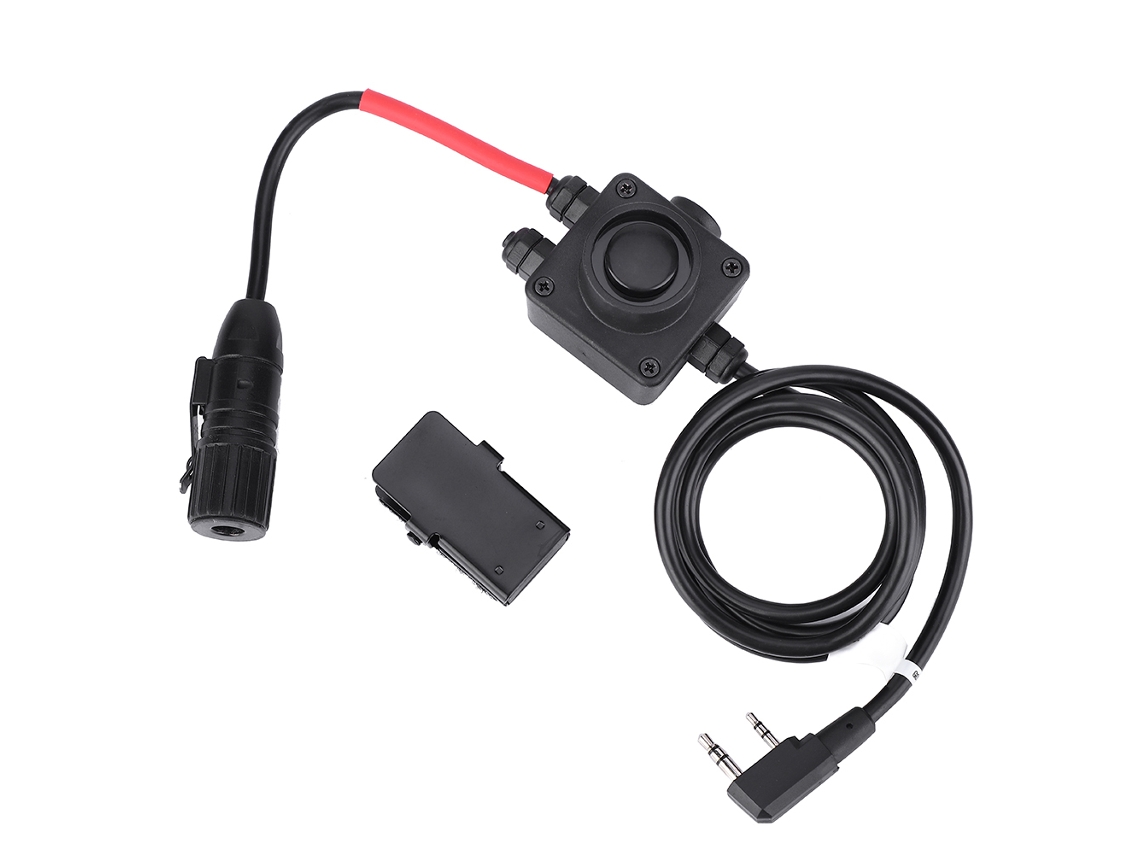 Adaptador Ptt para Rádio Militar Z tac, Fones Z134 ken AQUAFORGE