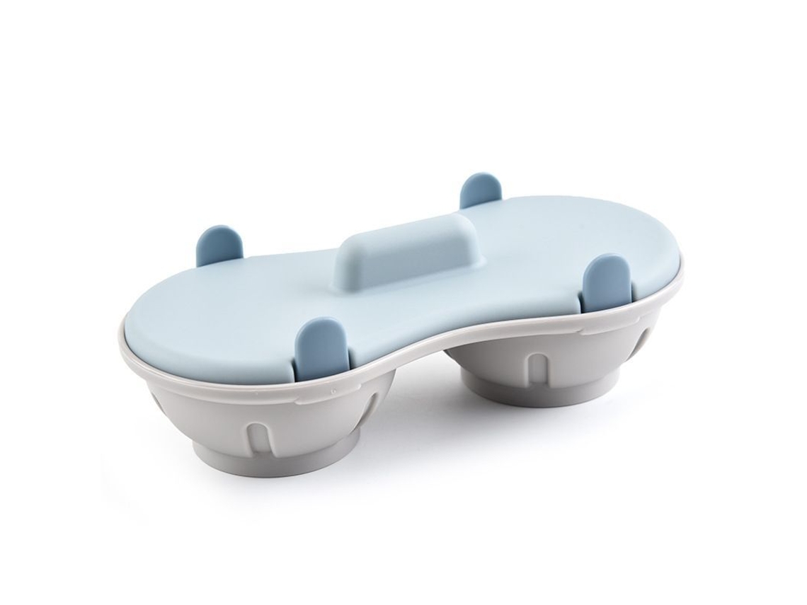 2026-linjou Hervidor De Ovos Para Microondas Ovo Escalfado Utensílio De Cozinha Livre De Bpa Azul