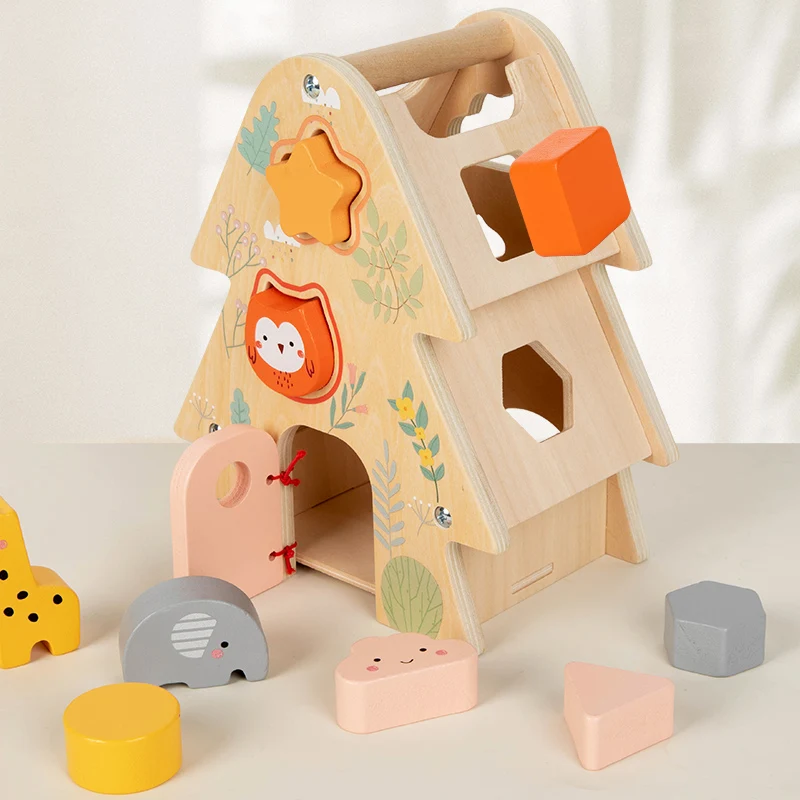 Casa Da Sabedoria Da Árvore Grande, Exercite A Coordenação Mão-olho, Cognição Da Forma Animal, Brinquedos De Ensino Precoce