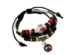 Pulseira Vintage Punk Unissex Estilo Alternativo Moda Rock