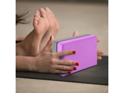 Conjunto de 2 Blocos de Yoga Eva com Correia | S/MARCA