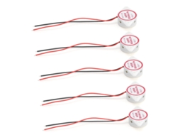 Alarme Buzzer 5pçs 95db Contínuo 3-24v Branco