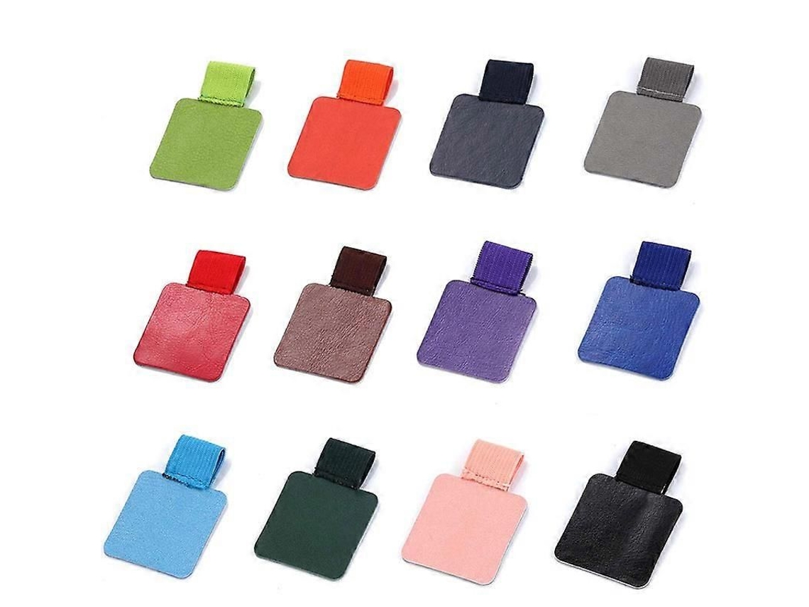 12 Presilhas De Caneta Autoadesivas, Elásticas, Para Cadernos, Calendários E Diários