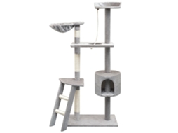 Vidaxl Árvore C/ Postes Arranhadores Sisal 150 Cm Cinzento