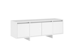 TV Móvel Derivada da Madeira Branco (120x30x40,5 cm)