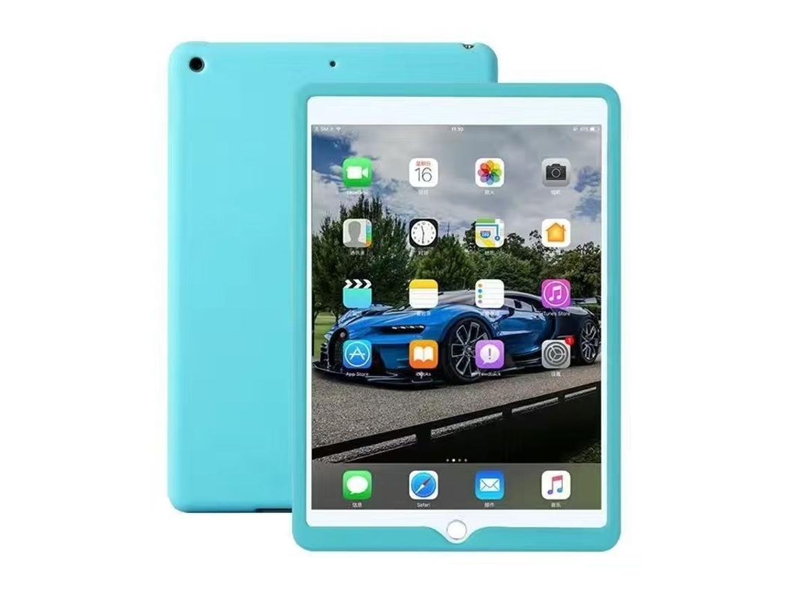 Capa Elegante De Silicone Verde Menta Para Ipad De 9,7''.