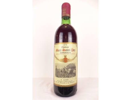 Vinho Tinto CHÂTEAU MONT-SAINT-PEY 1979 (75 cl - 1 unidade)