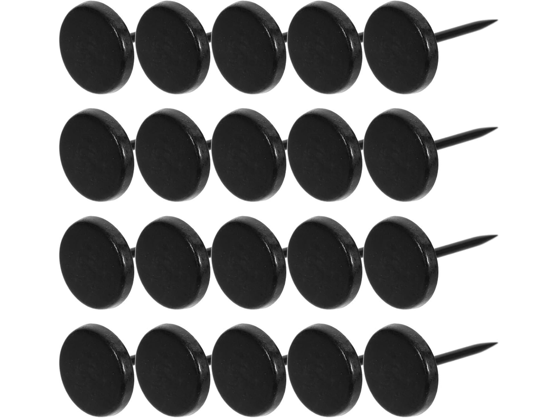 Tachinhas De Metal Pretas Pequenas Gleavi Para Quadros Cortiça, 30 Peças Leves, Design Prático Para Escritório E
