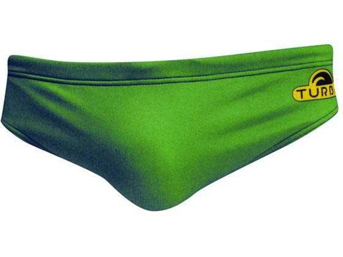 Slips para Homem TURBO Basic Verde para Natação (L)