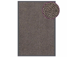 Vidaxl Tapete De Entrada Tufado 80x120 Cm Castanho-escuro