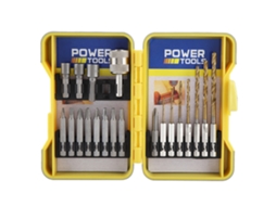 Conjunto De Brocas De Parafusadeira Com Cabo Hexagonal E Bit De Parafusadeira Magnética 20pc