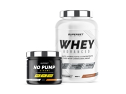 Programa de Energia Fitness 100 Proteína Whey Advanced 900g Chocolate Nut No Pump Xtreme Long Island Icetea Superset Nutrition