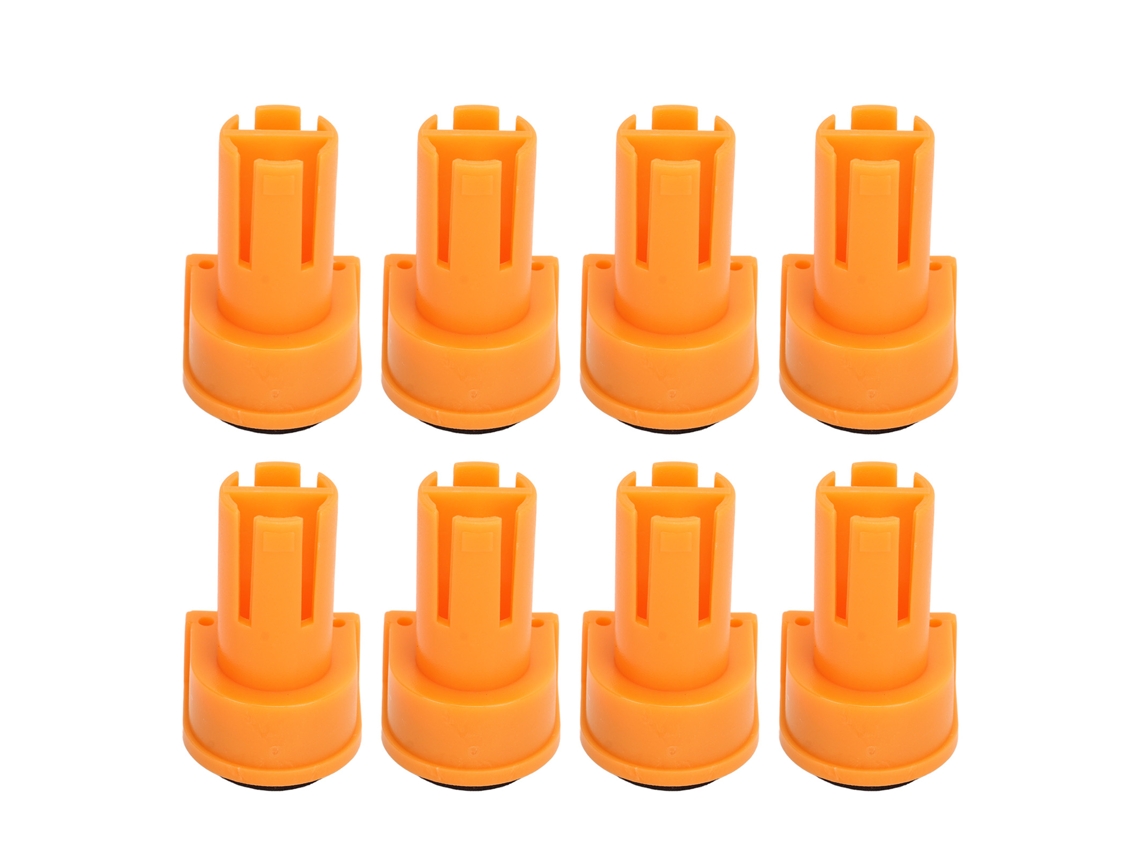Conjunto de 8 peças de insertos antiderrapantes em nylon EVA para bancada, acessórios para prensa e gabarito de 20 mm.