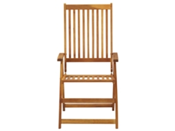 Maison Exclusive - Cadeiras De Jardim Reclináveis 3 Pcs Madeira De Acácia Maciça