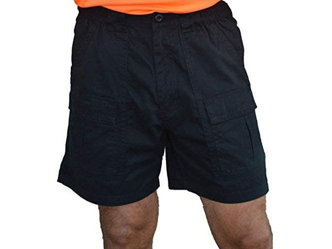 Shorts Militares Cargo Fasst para Homens com Bolsos Múltiplos de Tecido Elástico