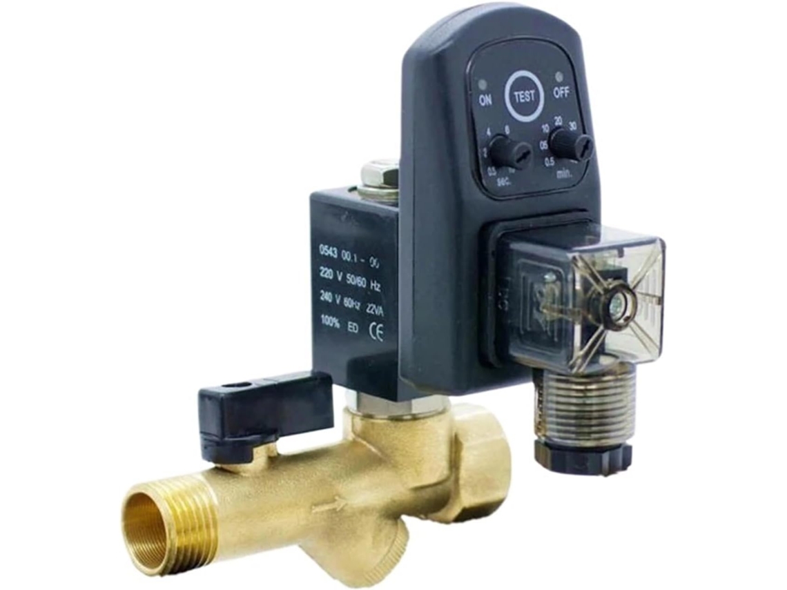 Válvula Solenoide Elétrica De Latão Para Água, Polegadas, Etd-b, Compressor