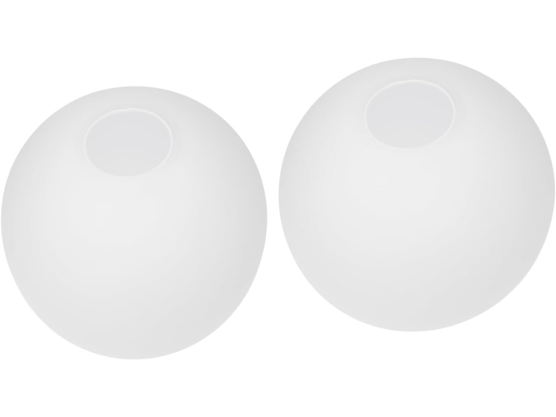 Conjunto De 2 Abajures De Vidro Fosco Para Decoração De Lâmpadas Conjunto De 2 Abajures De Vidro Fosco Para Decoração De Lâmpadas Gokoco