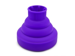 2026 difusor para Secador de Pelo de Silicona Ligero Plegable Portátil para Cabelo Cacheado Casa Salão Roxo
