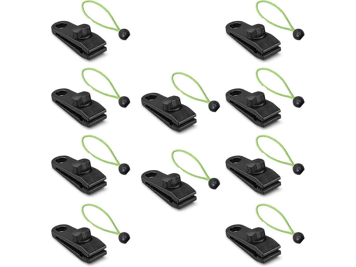 Rebe-pinzas Para Lonas, 20 Piezas Con Cordones Elásticos, Resistentes, Accesorios Para Toldos, Usadas Para Tiendas De Campaña, Toldos Y Cubiertas