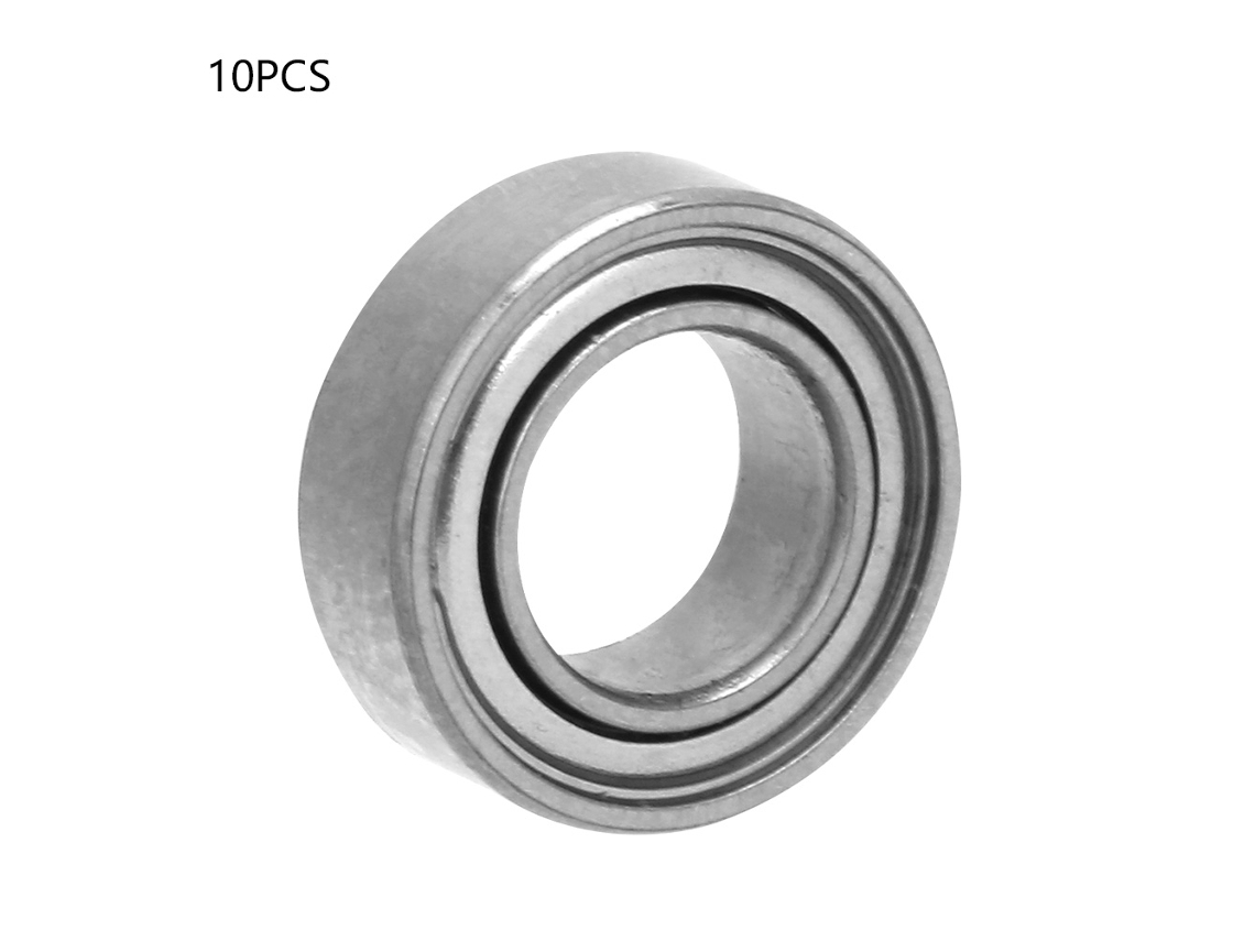 10pcs Rolamentos De Bola De Aço Sulco Profundo Mr95zz 5*9*3mm Duas Faces Seladas