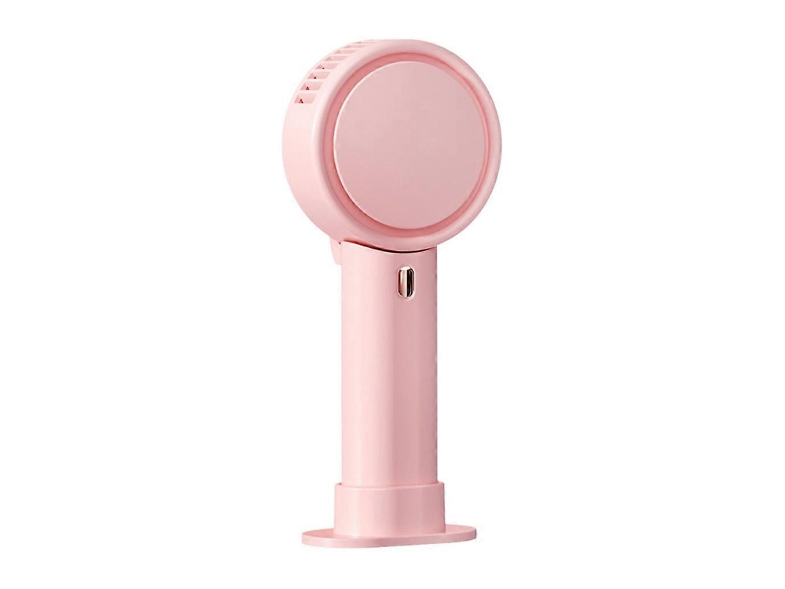 Mini Ventilador Portátil Recarregável Via Usb Com Luz Led
