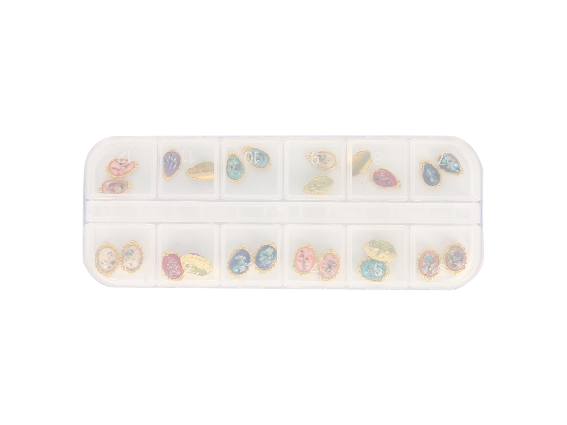 Piedras Strass Para Arte De Uñas Cristal Gems Decoraciones De Manicura Accesorios Diy (oval Drop)