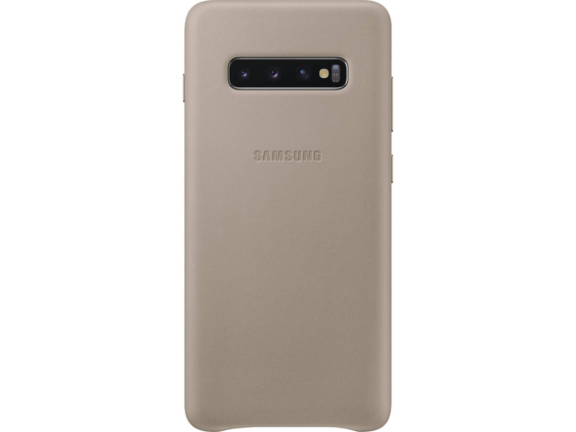 Capa SAMSUNG Galaxy S10+ Leather Cover Cinza