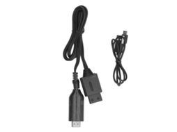 Walshlxq conversor de Alta Definición 1080p Usb Transmisión de Audio Adaptador Macho Negro