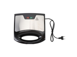 Prensa Panini 800w Chapa Antiaderente Elétrica para Sanduíches, Bifes e Café da Manhã Plugue Eu 220v | S/MARCA
