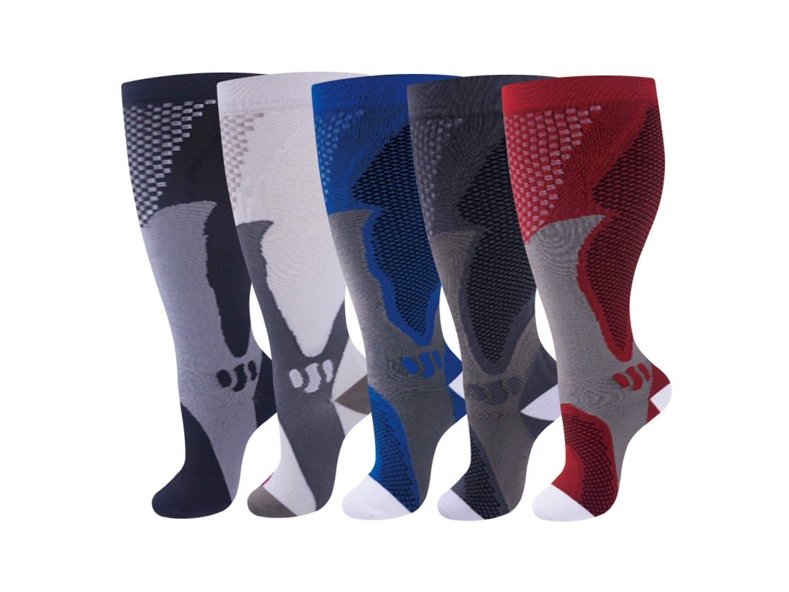 Meias De Compressão Pack 5 Pares 2xl