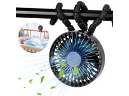 Ventilador Portátil Usb com Tripé Flexível e Clip