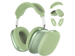 Capa de Silicone 3 em 1 para Airpods Max, Anti Arranhões para Almofadas, Conchas e Arcoverde CZHHMART