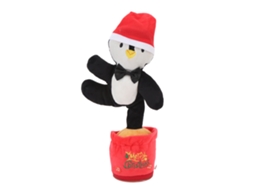 Mali brinquedo Dançante Falante Imitador Repete Sua Voz com Luzes Led Presente Natal